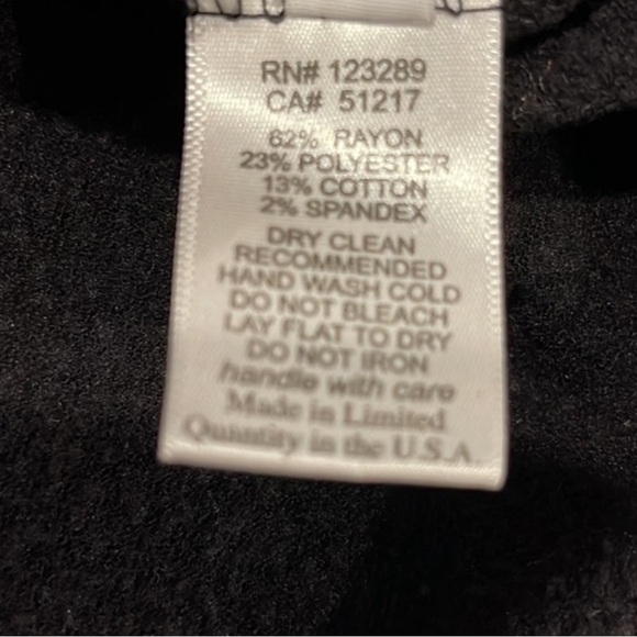 Michael Lauren Black Crawford Pullover Paint Splatter Hoodie in Size L - Picture 3 of 3